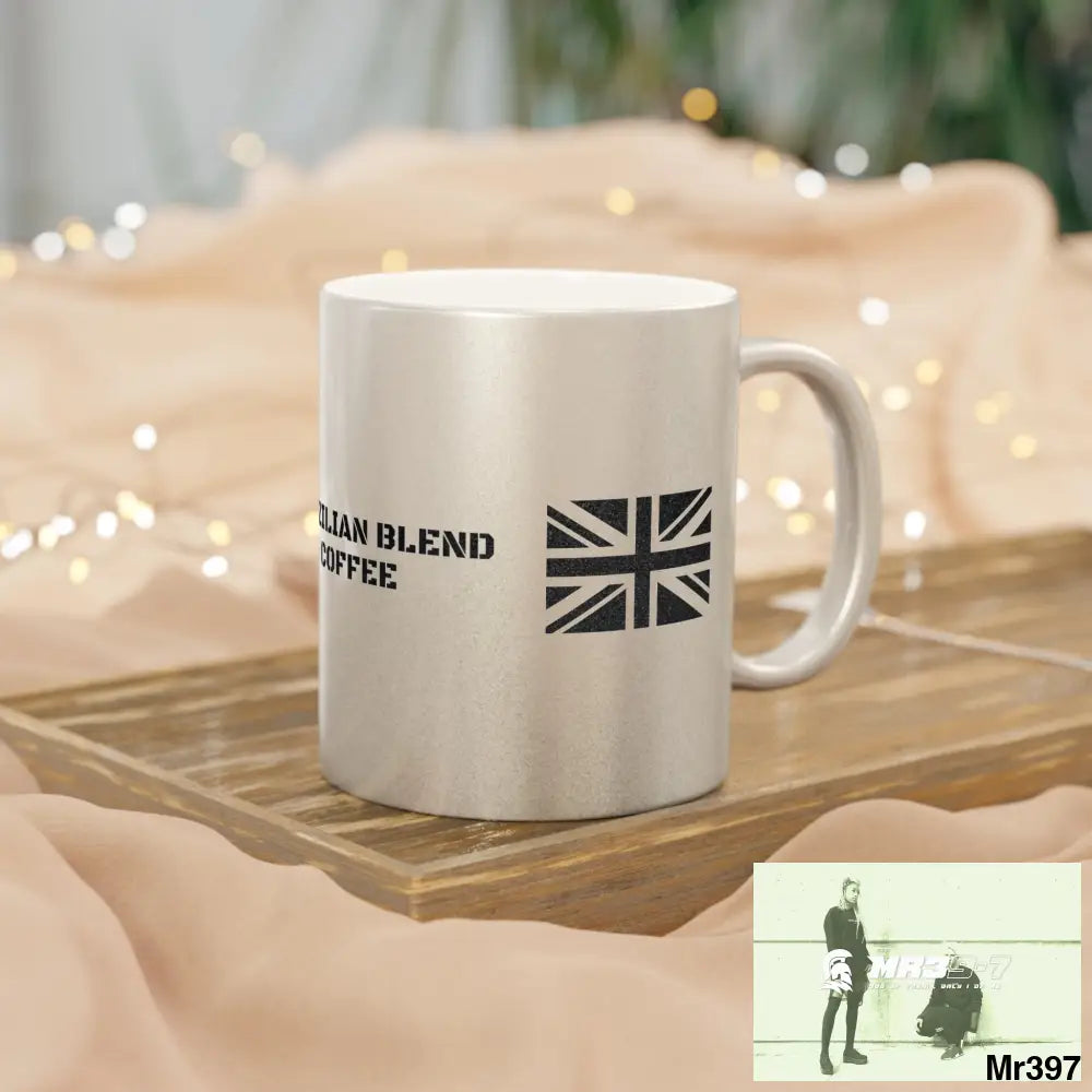 A1•Sparta GBR Brazilian Coffee blend Metallic Mug (Silver\Gold) Mug