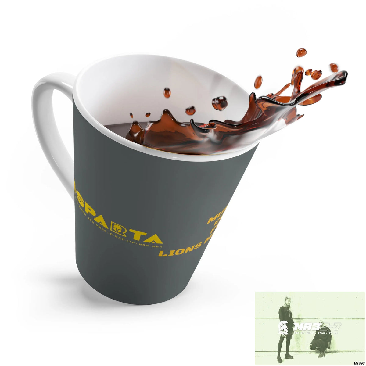 A1•Sparta GBR Mushroom Coffee Fusion Lions Mane & chaga Latte Mug 12 oz 12oz Mug