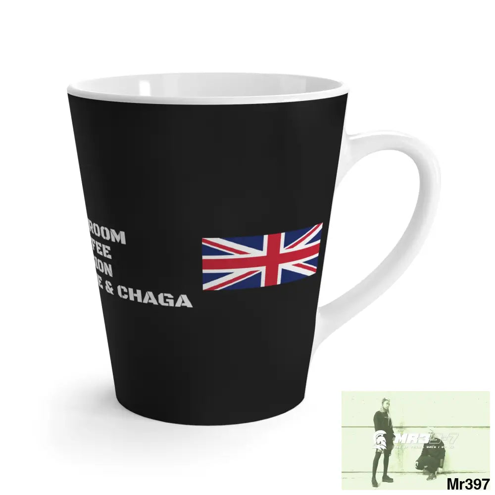 A1•Sparta GBR Mushroom Coffee Fusion Lions Mane & chaga Latte Mug 12 oz 12oz Mug