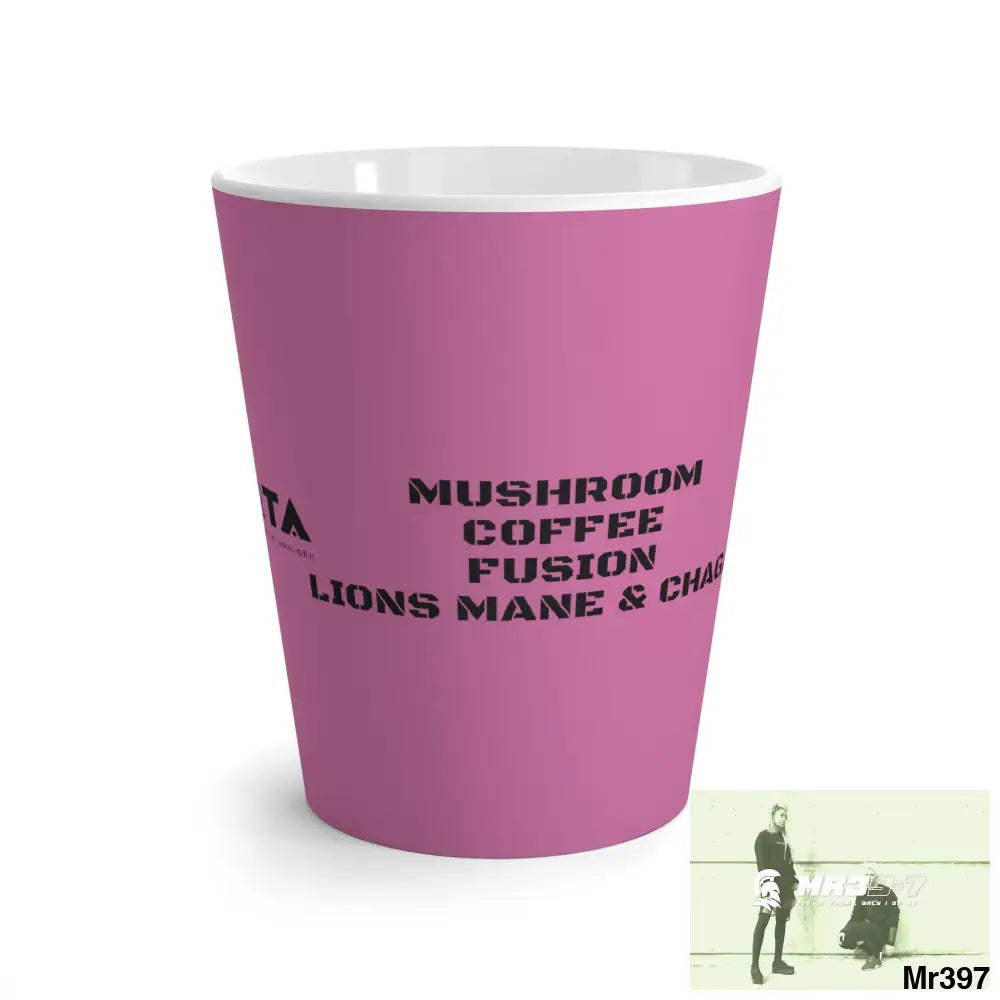 A1•Sparta GBR Mushroom Coffee Fusion Lions Mane & chaga Latte Mug 12 oz 12oz Mug