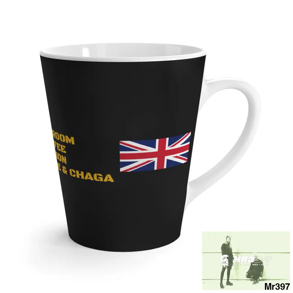 A1•Sparta GBR Mushroom Coffee Fusion Lions Mane & chaga Latte Mug 12 oz 12oz Mug