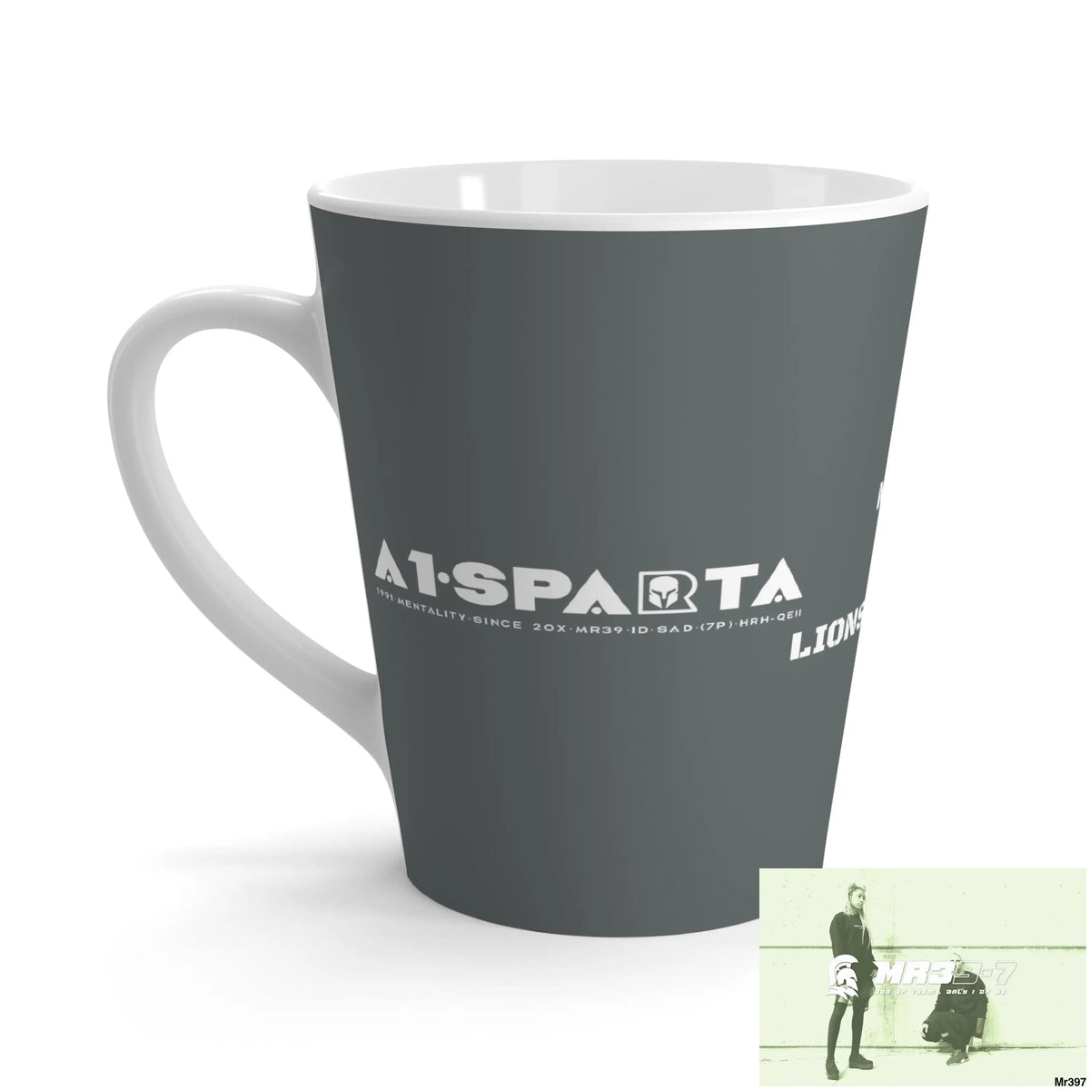 A1•Sparta GBR Mushroom Coffee Fusion Lions Mane & chaga Latte Mug 12 oz 12oz Mug