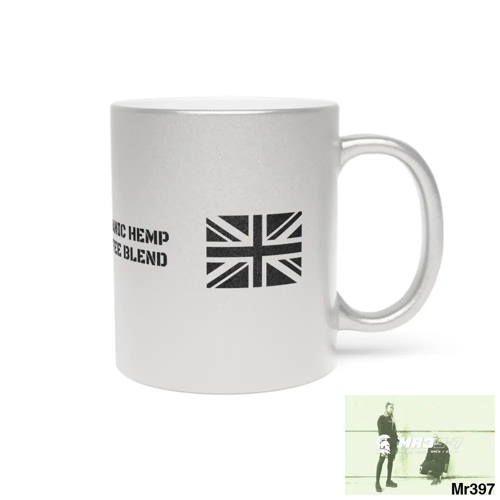 A1•Sparta GBR Organic Hemp Coffee blend Metallic Mug (Silver\Gold) Mug