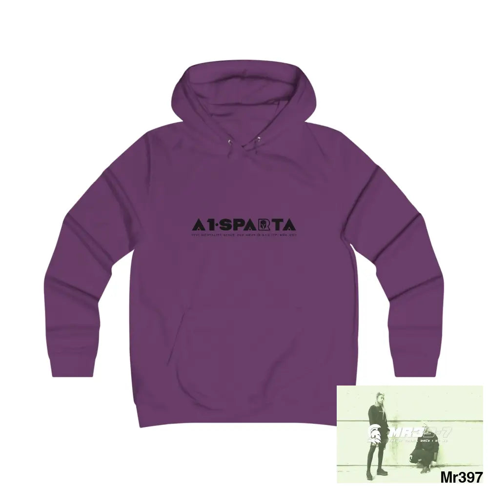 A1- Sparta Girlie College Hoodie M / Plum Hoodie