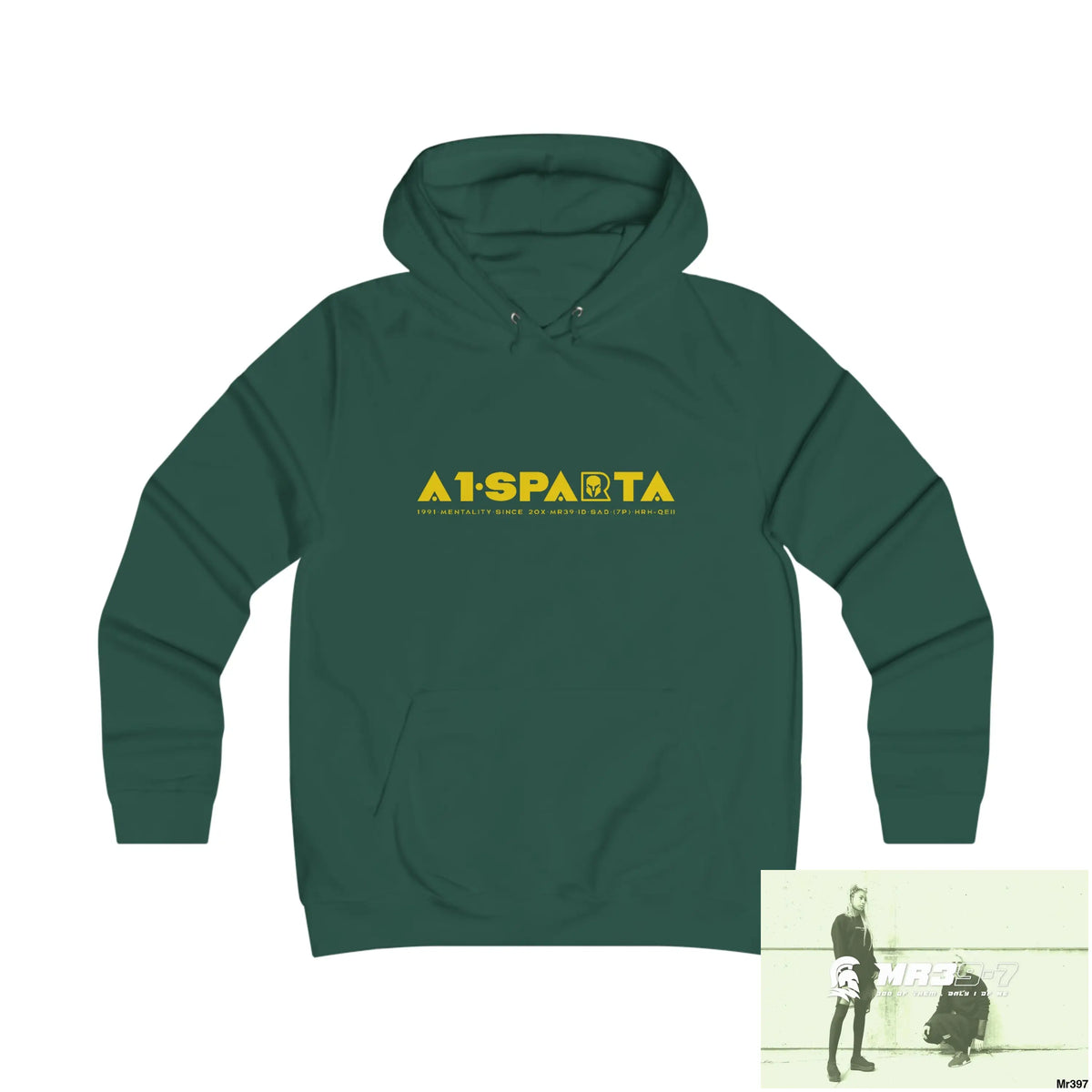 A1- Sparta Girlie College Hoodie S / Bottle Green Hoodie