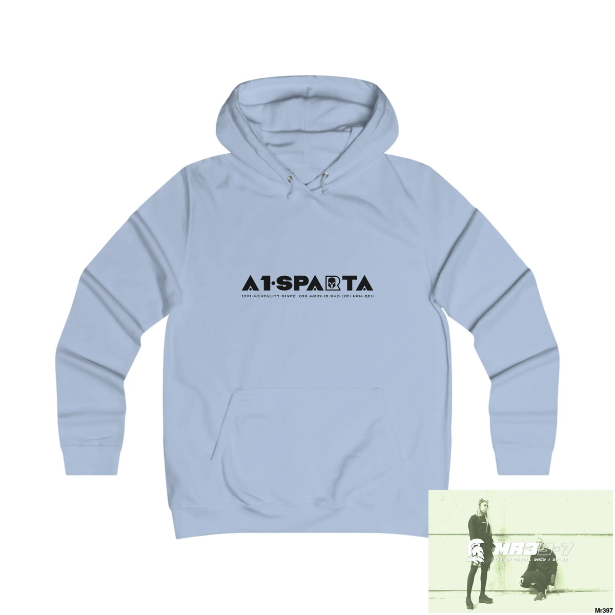 A1- Sparta Girlie College Hoodie S / Sky Blue Hoodie