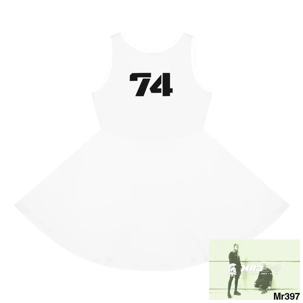 A1-Sparta Girls Sleeveless Sundress (AOP) All Over Prints