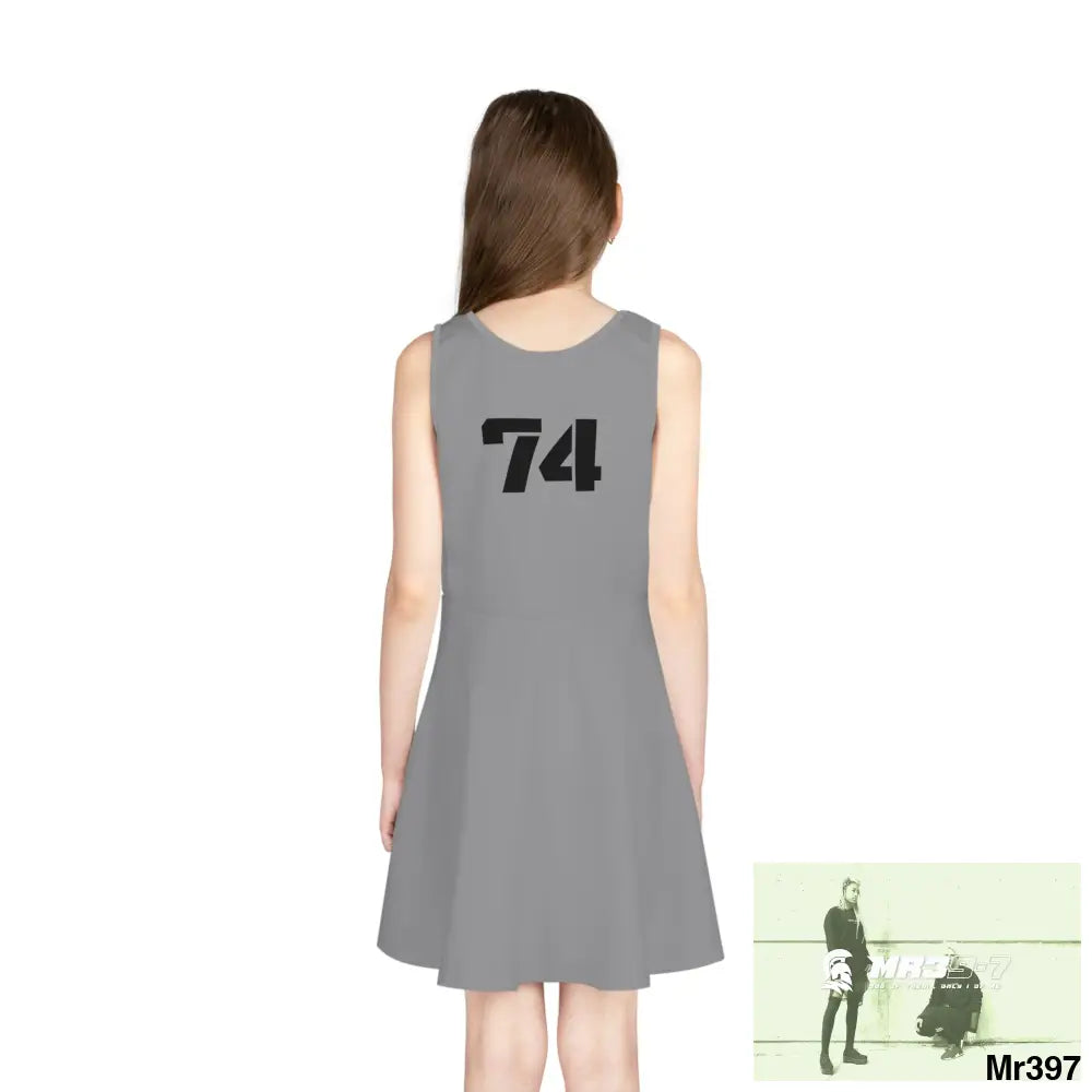 A1-Sparta Girls Sleeveless Sundress (AOP) All Over Prints