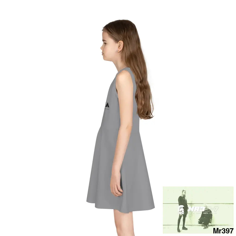 A1-Sparta Girls Sleeveless Sundress (AOP) All Over Prints