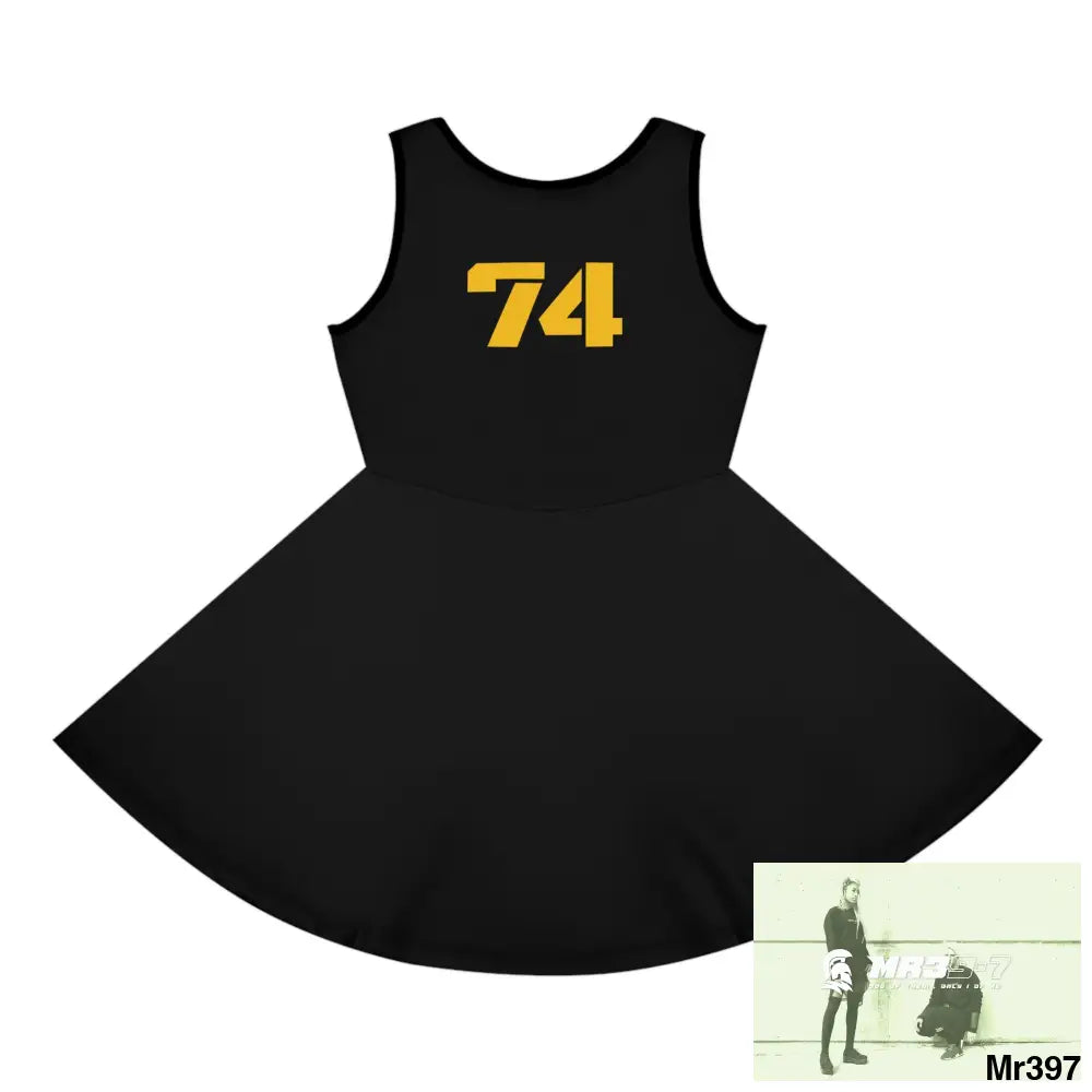 A1-Sparta Girls Sleeveless Sundress (AOP) All Over Prints