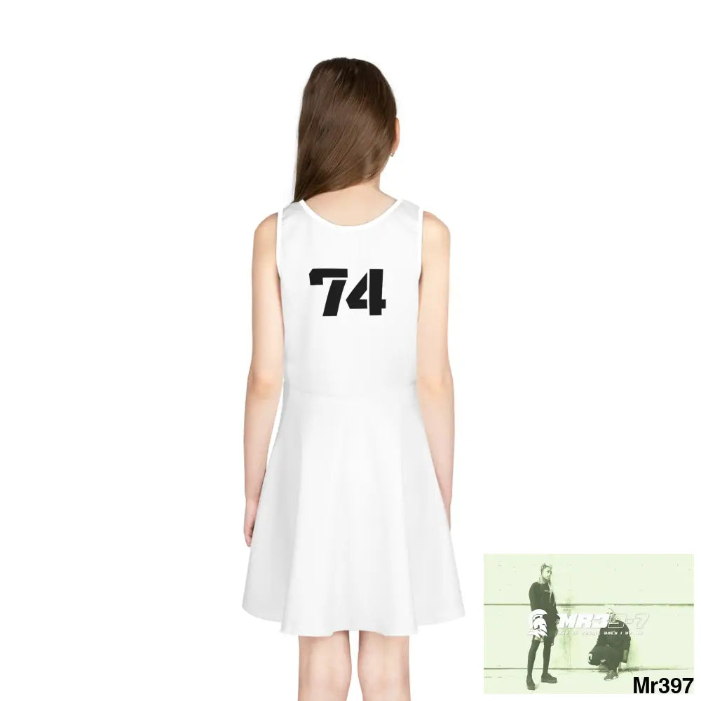 A1-Sparta Girls Sleeveless Sundress (AOP) All Over Prints