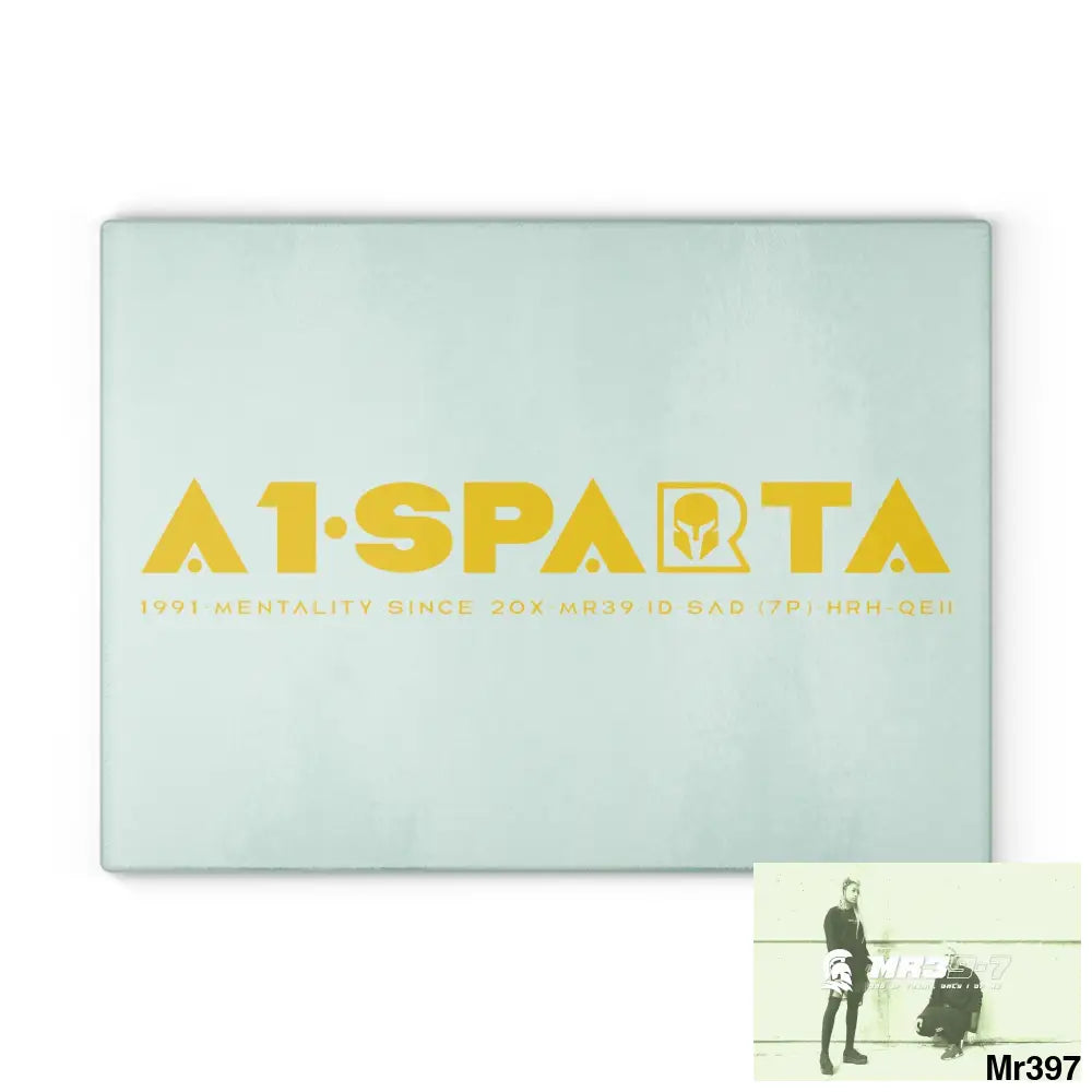 A1-Sparta Glass Cutting Board 11’’ x 15’’ / Rectangle Home Decor