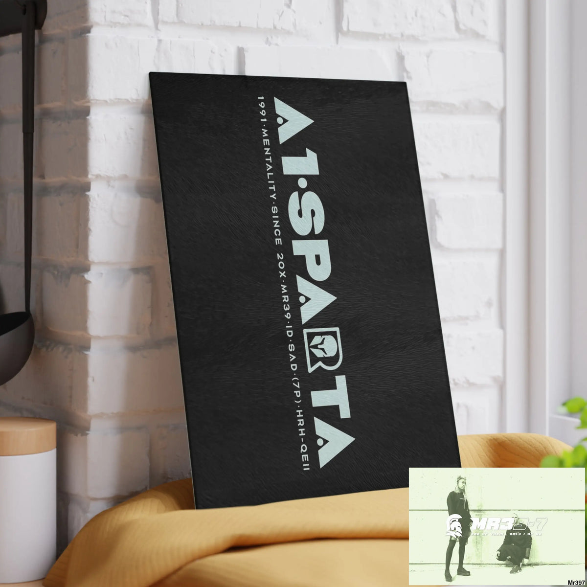 A1- Sparta Glass Cutting Board 8’’ x 11’’ / Rectangle Home Decor