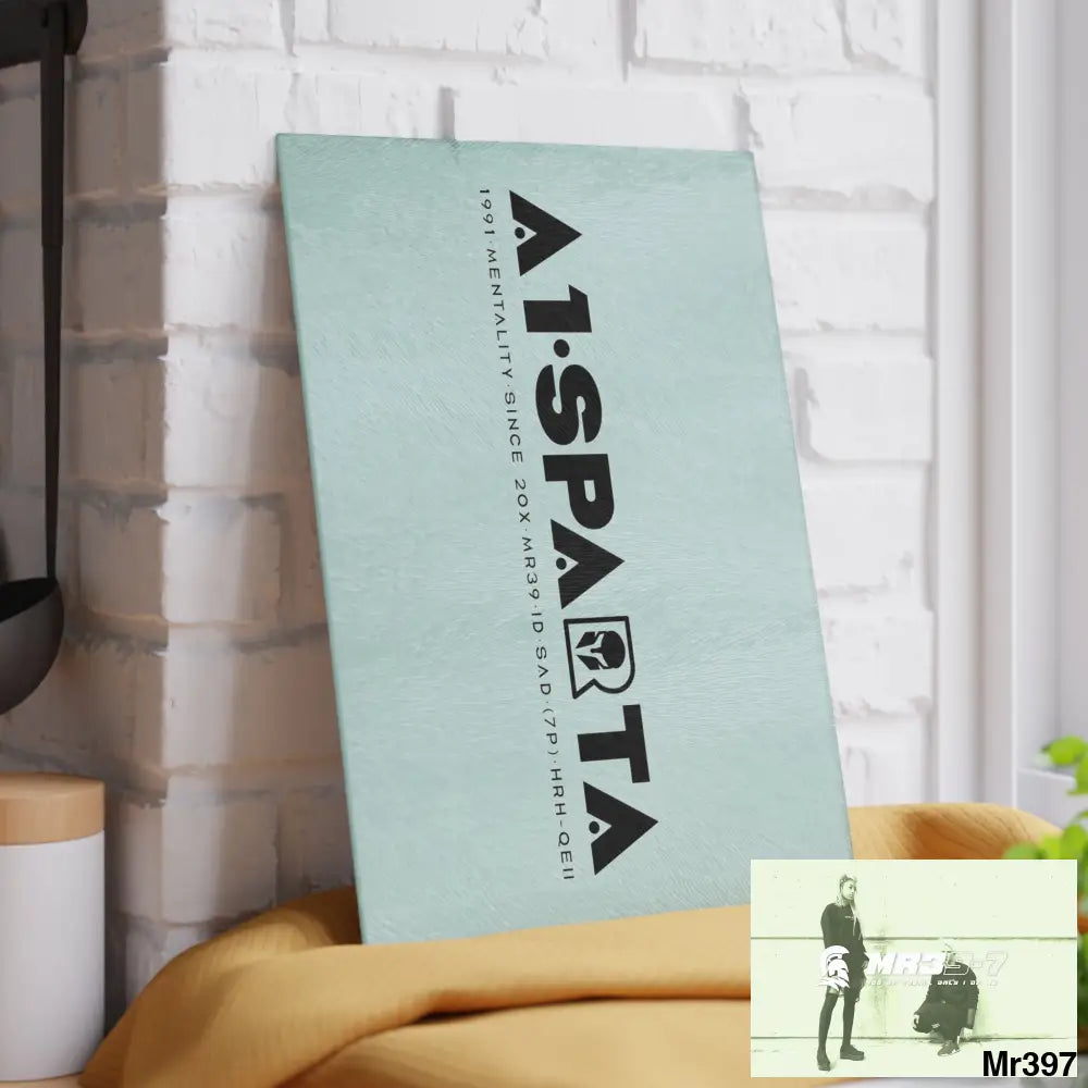 A1- Sparta Glass Cutting Board 8’’ x 11’’ / Rectangle Home Decor