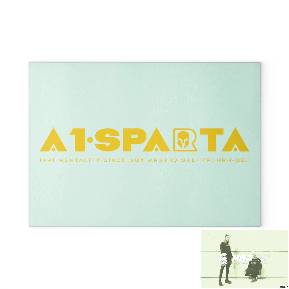 A1-Sparta Glass Cutting Board 8’’ x 11’’ / Rectangle Home Decor