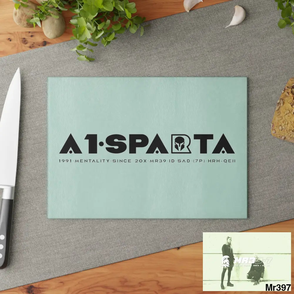 A1- Sparta Glass Cutting Board Home Decor