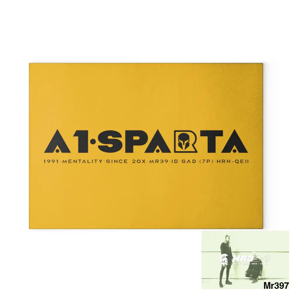 A1- Sparta Glass Cutting Board Home Decor