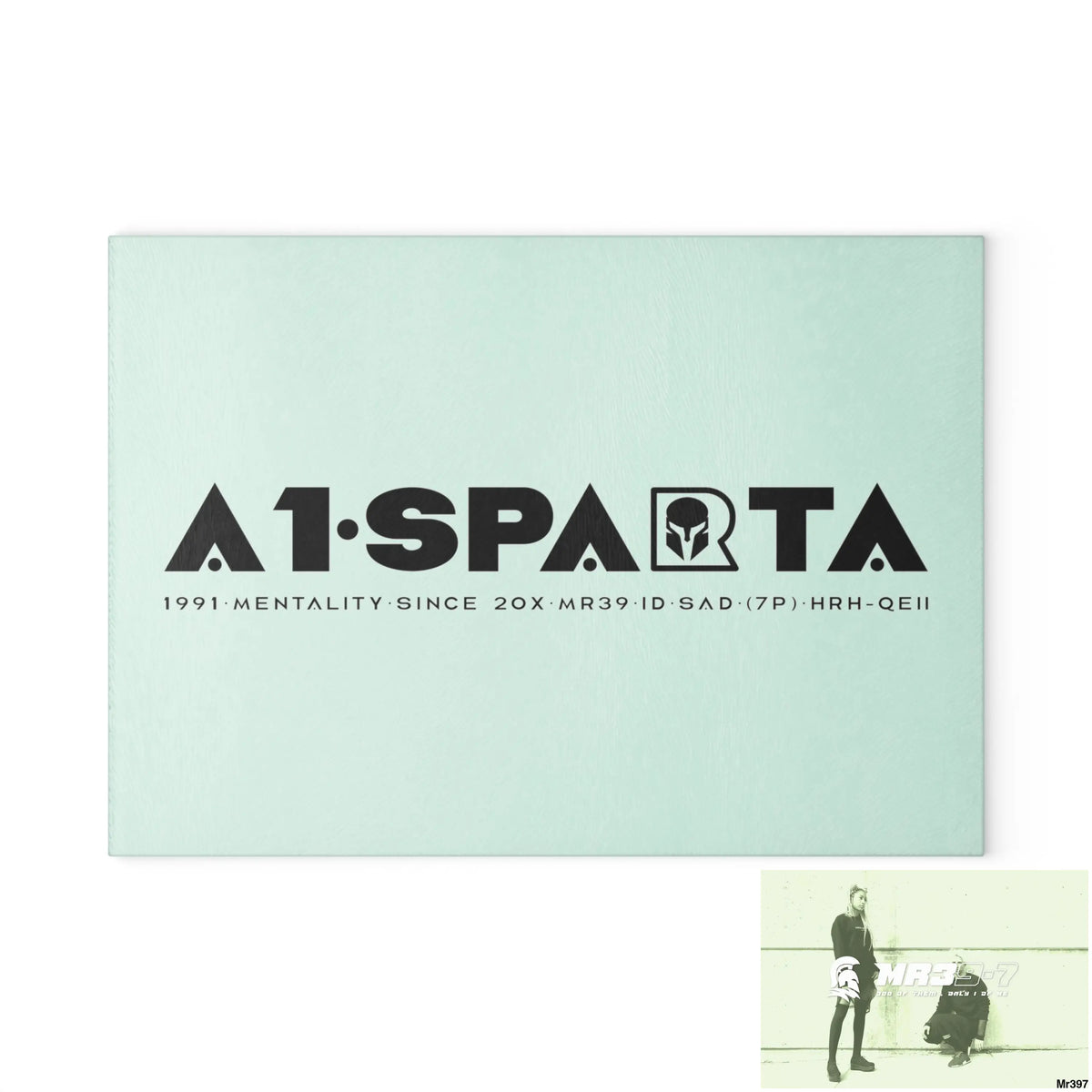 A1- Sparta Glass Cutting Board Home Decor
