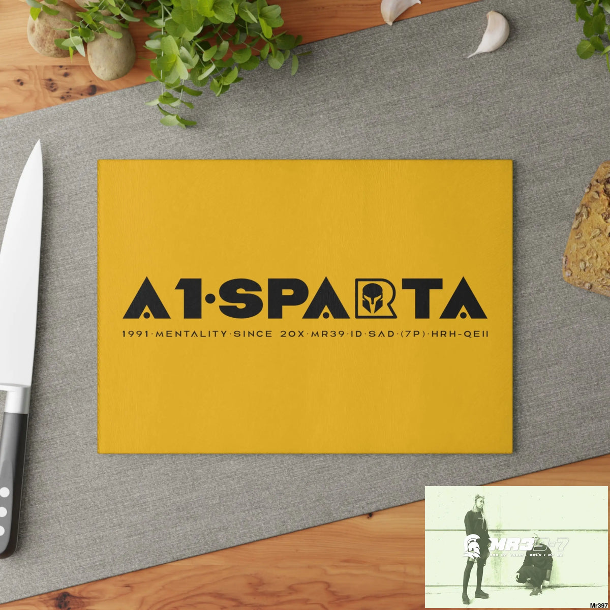 A1- Sparta Glass Cutting Board Home Decor