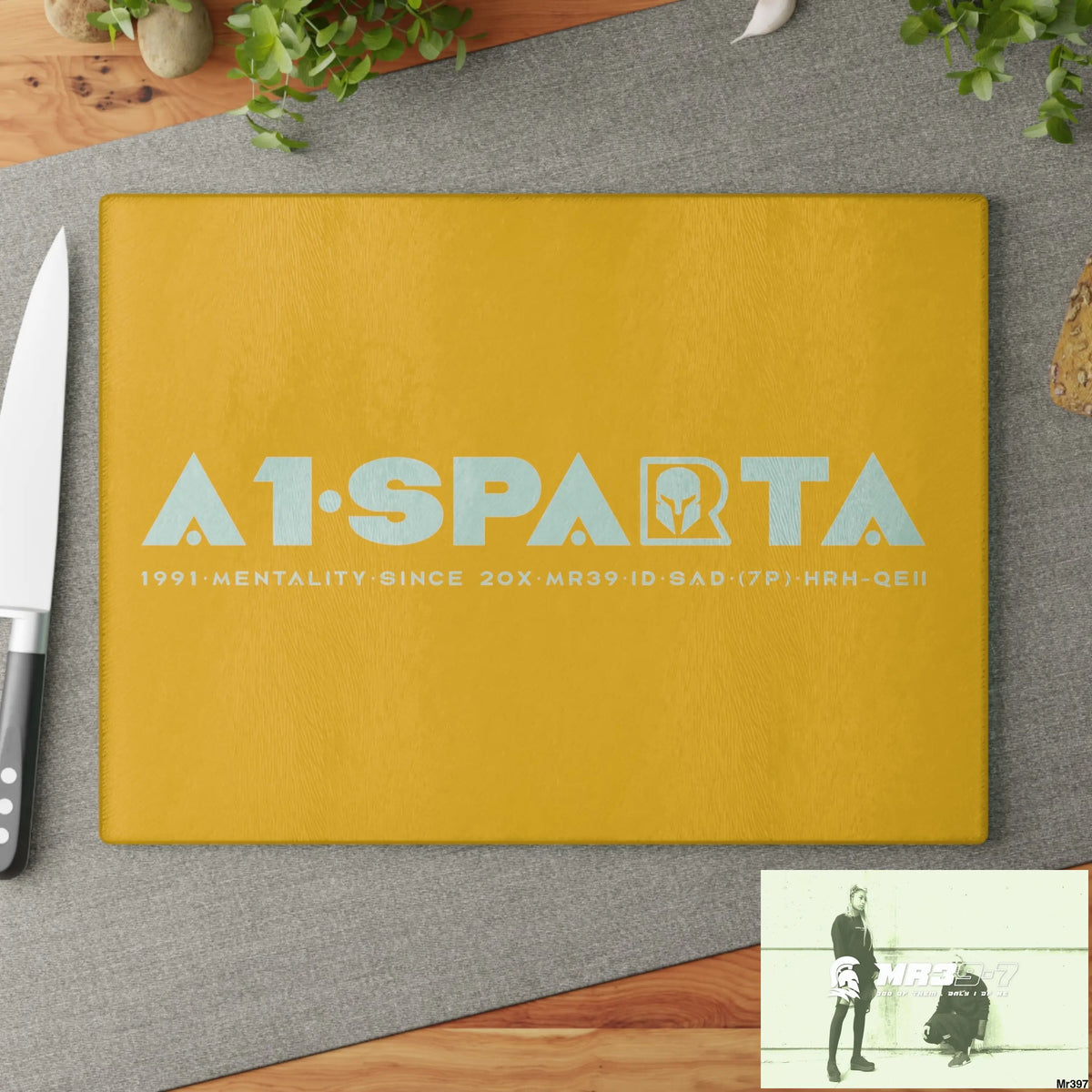 A1- Sparta Glass Cutting Board Home Decor