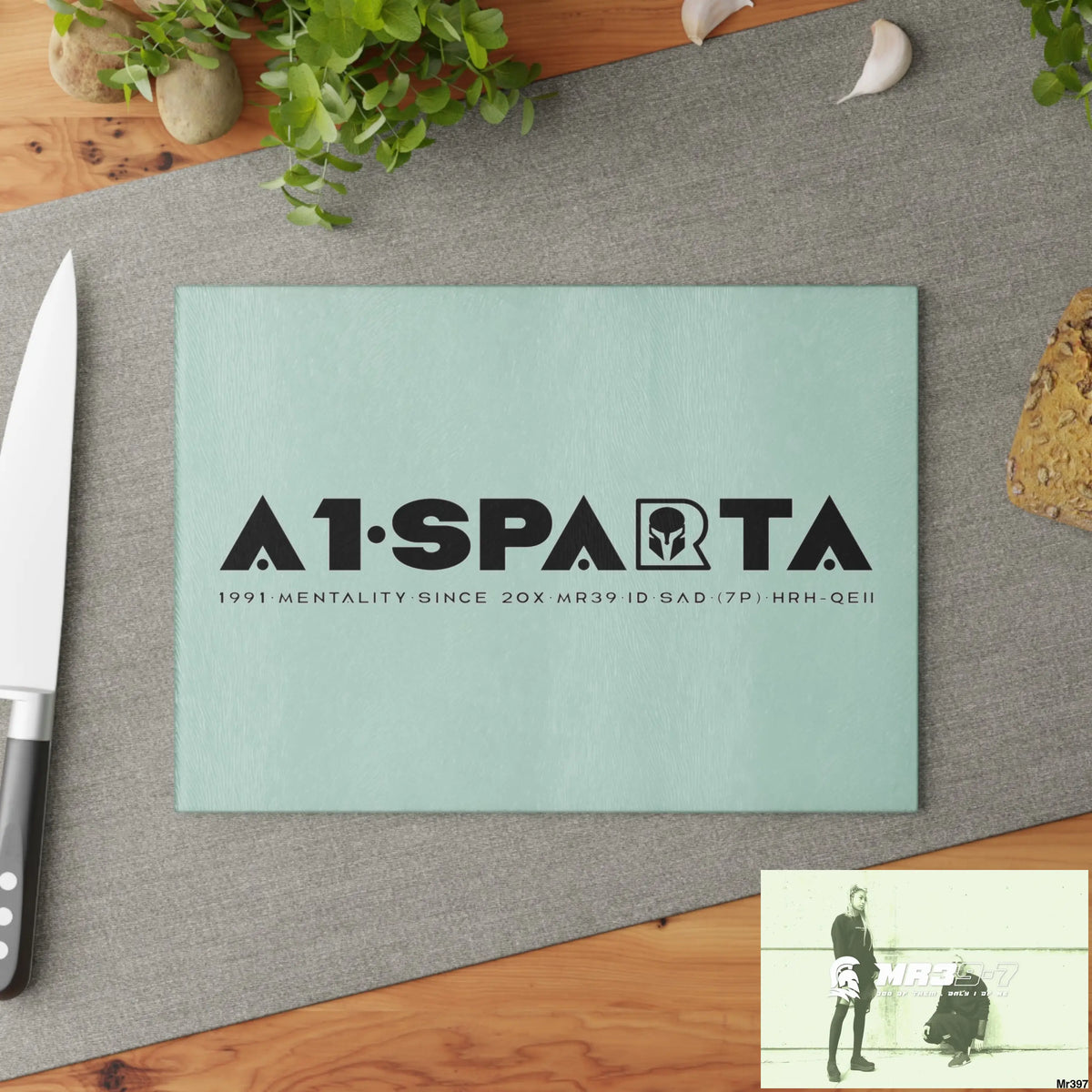 A1- Sparta Glass Cutting Board Home Decor
