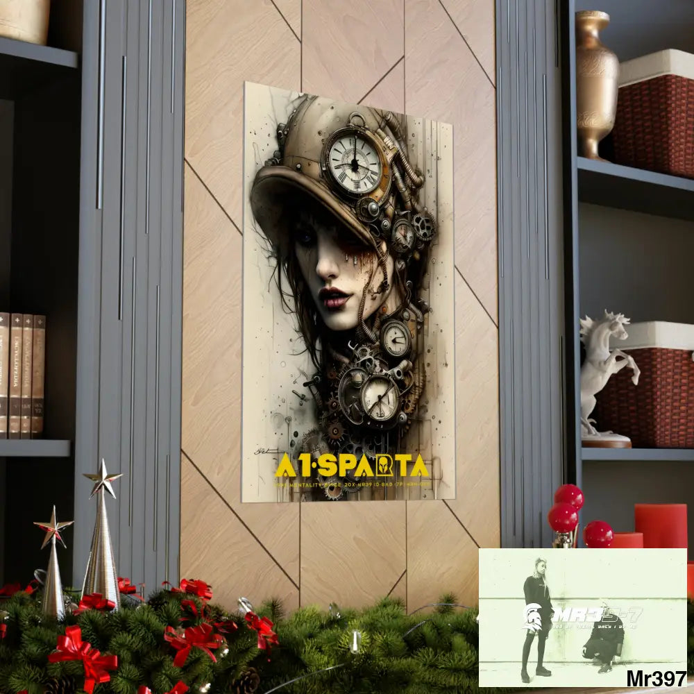 A1-Sparta Gothic Animal Super Resolution Graphic Matte Vertical Posters Poster
