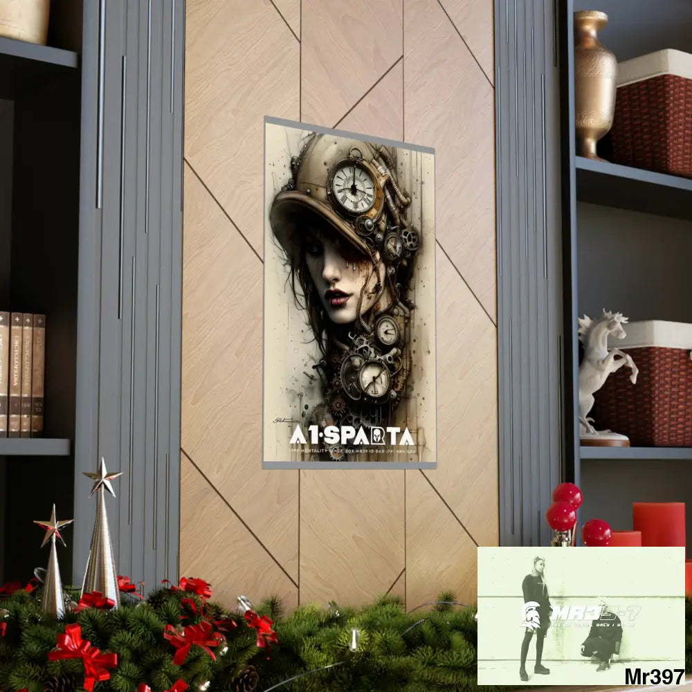 A1-Sparta Gothic Animal Super Resolution Graphic Matte Vertical Posters Poster