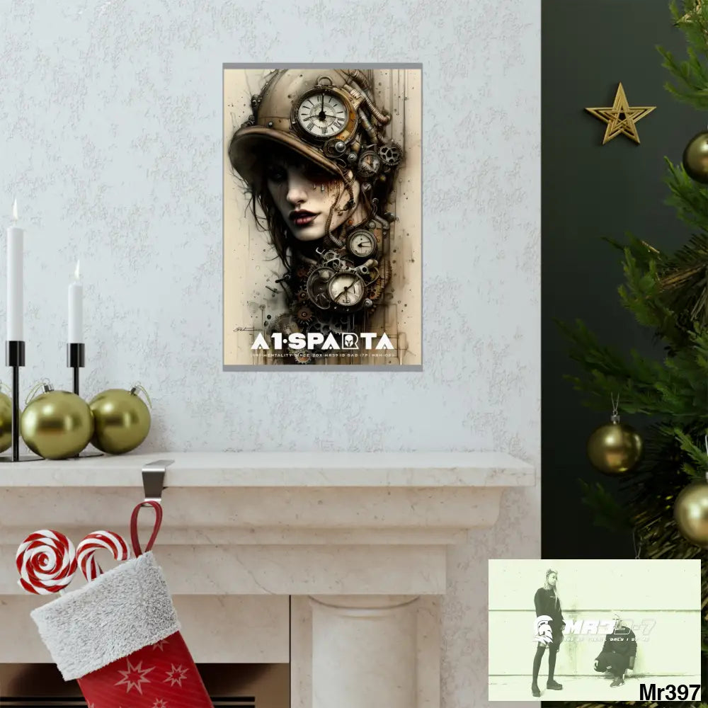 A1-Sparta Gothic Animal Super Resolution Graphic Matte Vertical Posters Poster