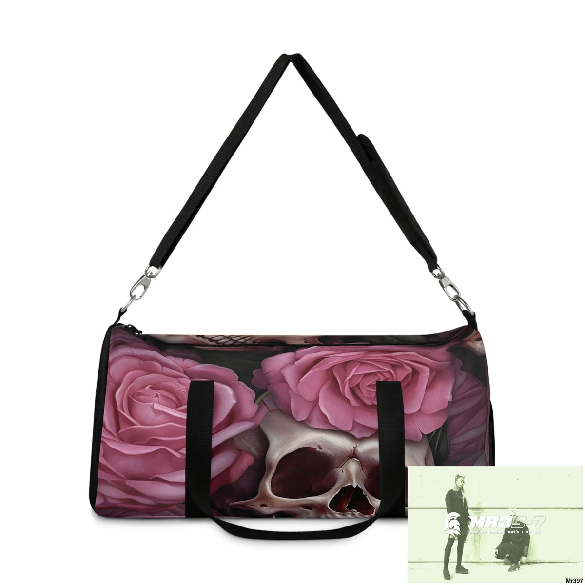 A1- Sparta Gothic Skulls & Roses Duffel Bag Bags