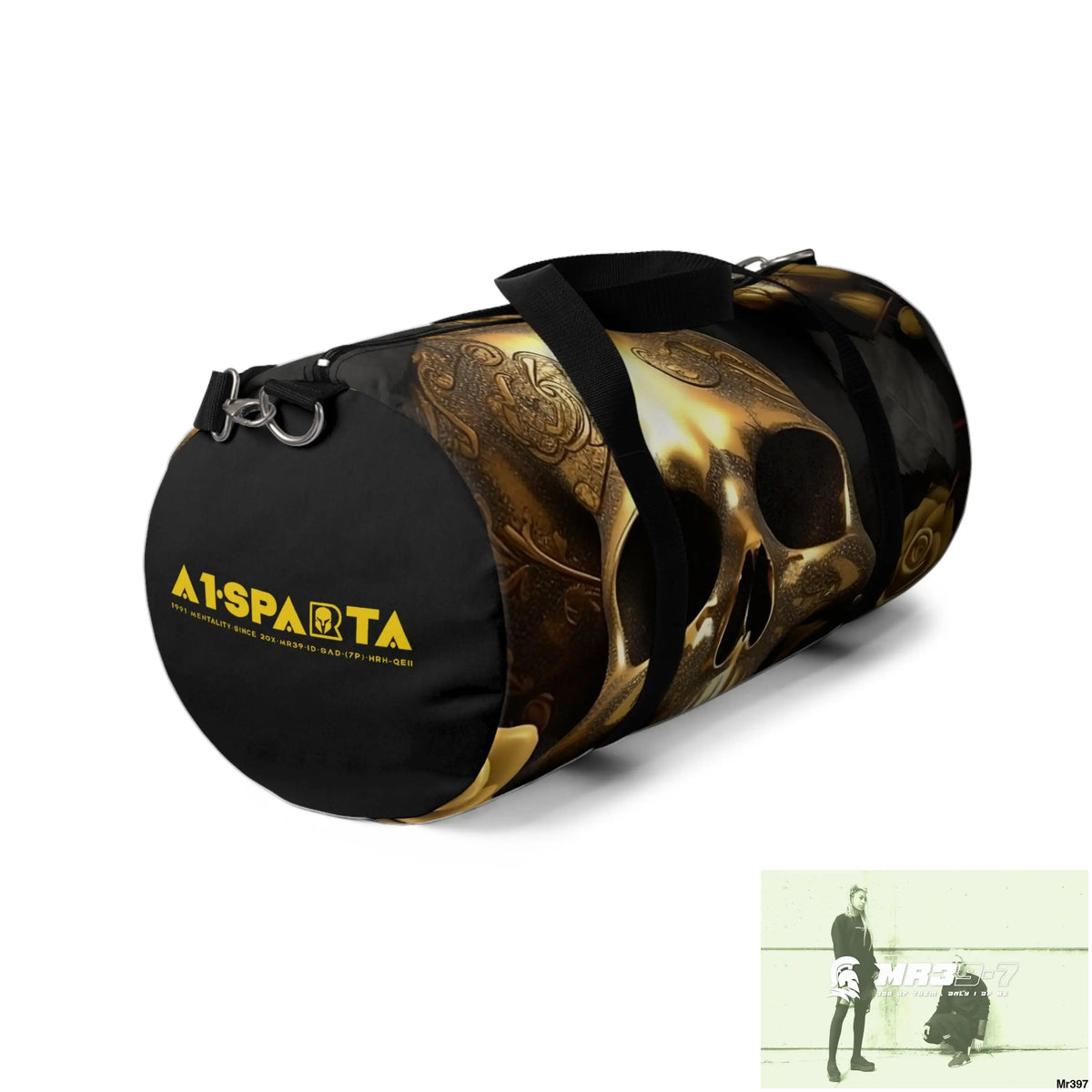 A1- Sparta Gothic Skulls & Roses Duffel Bag Bags