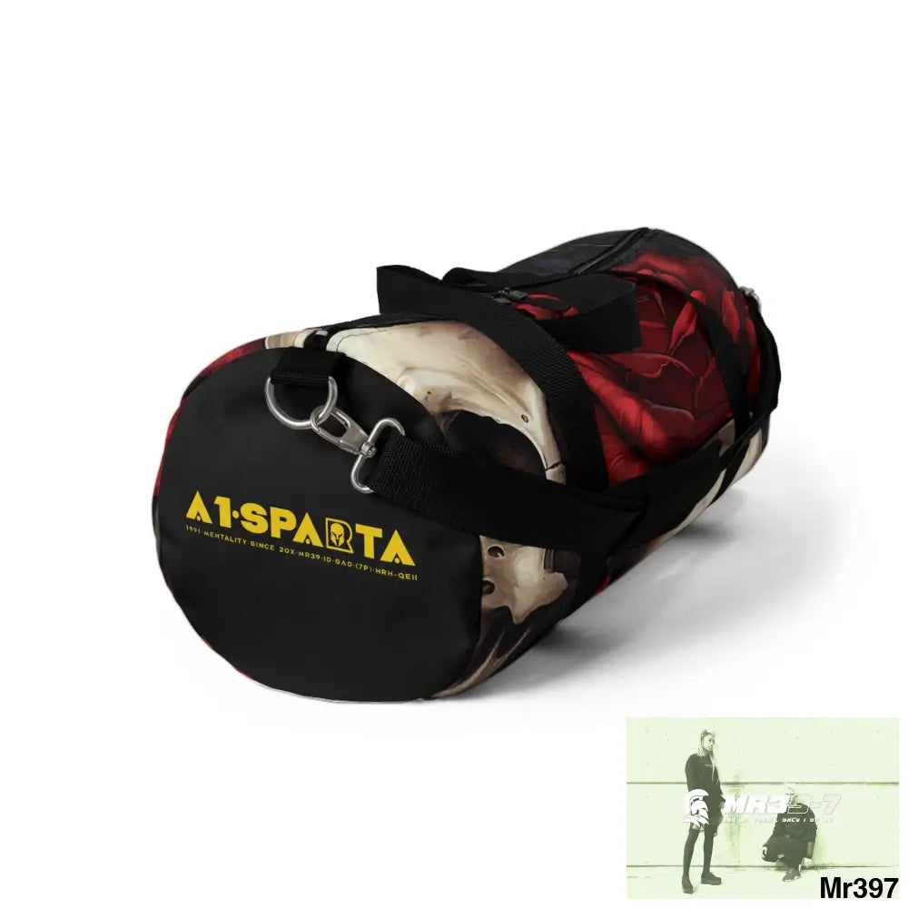 A1- Sparta gothic Skulls & Roses Duffel Bag Bags