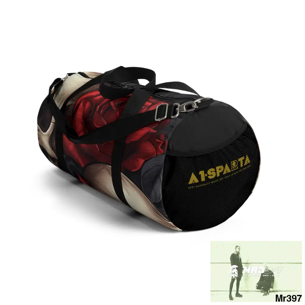 A1- Sparta gothic Skulls & Roses Duffel Bag Bags
