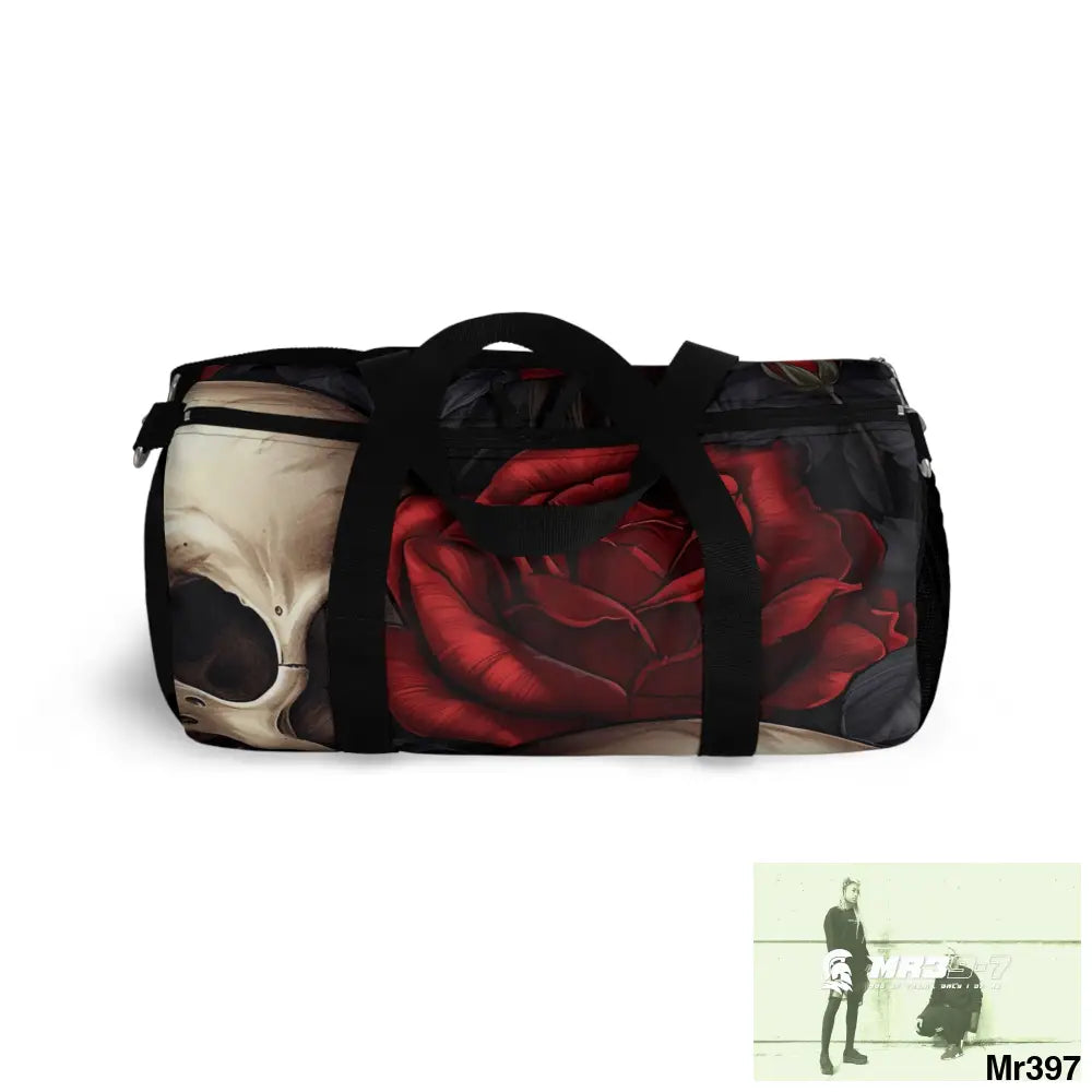 A1- Sparta gothic Skulls & Roses Duffel Bag Bags