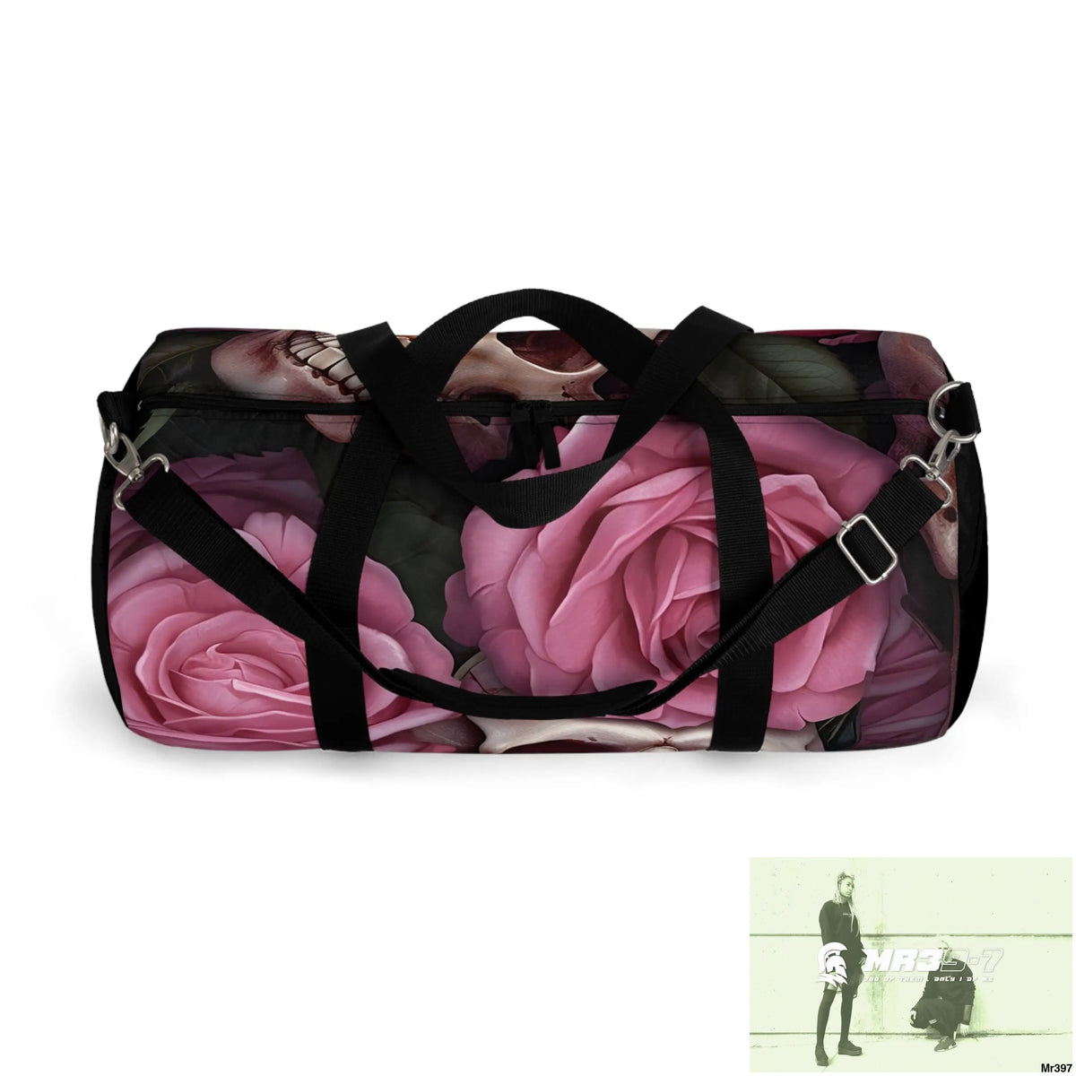 A1- Sparta Gothic Skulls & Roses Duffel Bag Bags