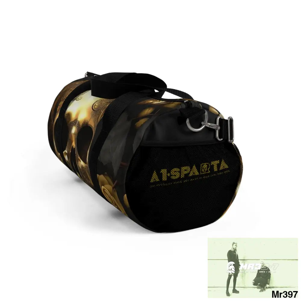 A1- Sparta Gothic Skulls & Roses Duffel Bag Bags