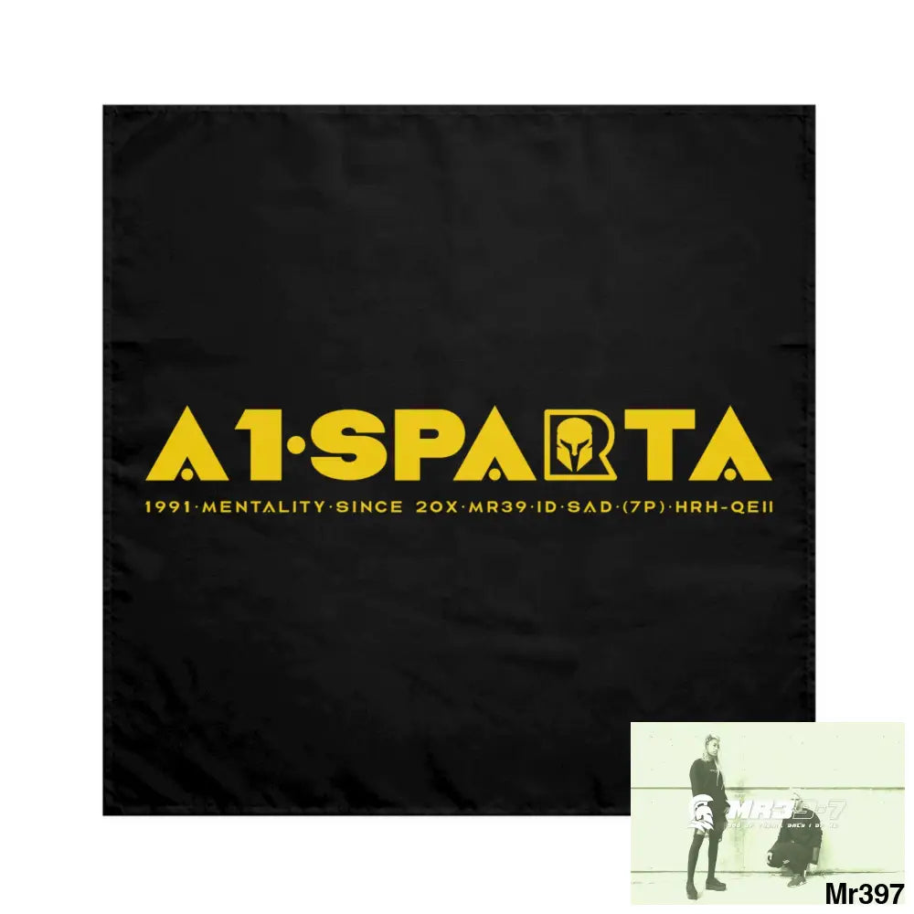 A1- Sparta Gothic Skulls & Roses Napkins 4-piece set / White / 19’’ × 19’’ Accessories