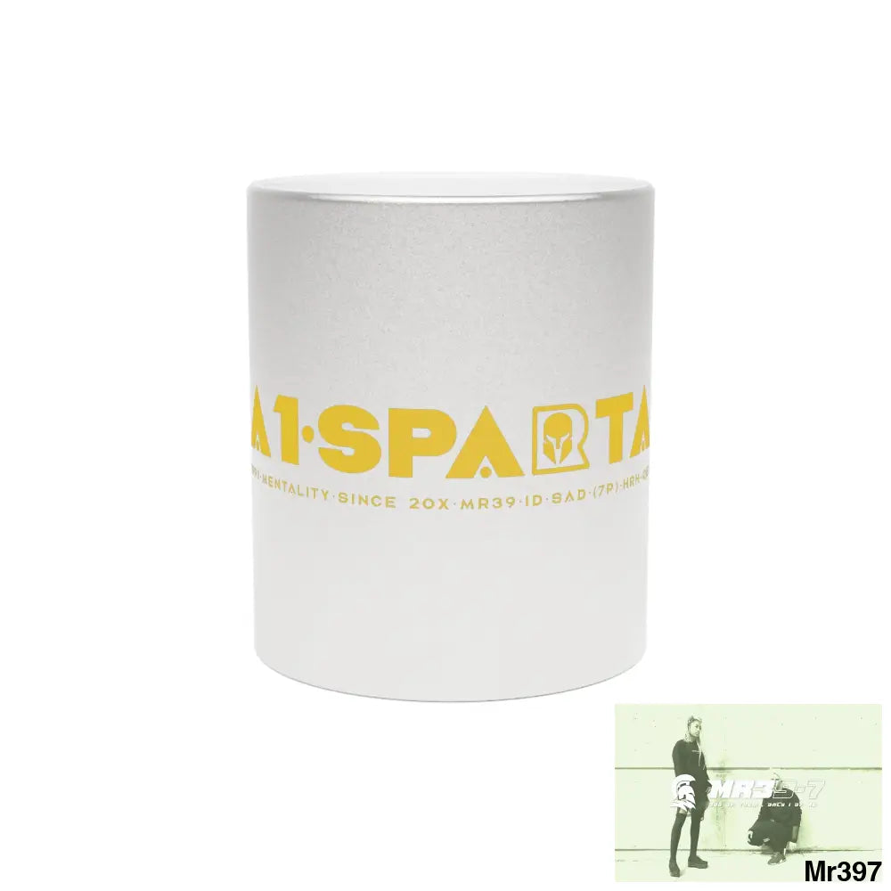 A1-Sparta #I7MI6A1London Metallic Mug (Silver\Gold) 11oz / Silver Mug