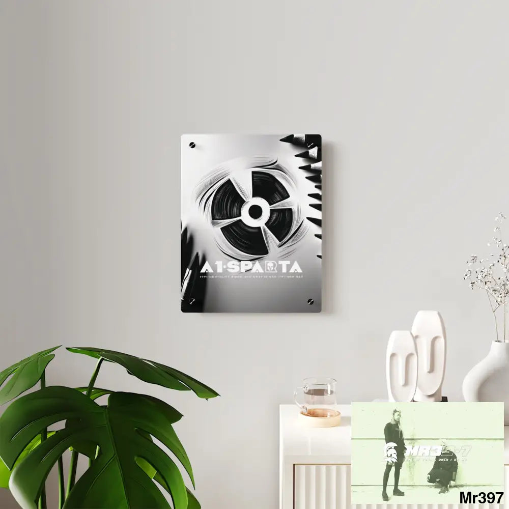 A1-Sparta in blind 2014 Military G Radiation blast Acrylic Wall Art Panels Home Decor