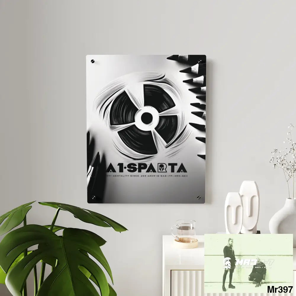 A1-Sparta in blind 2014 Military G Radiation blast Acrylic Wall Art Panels Home Decor