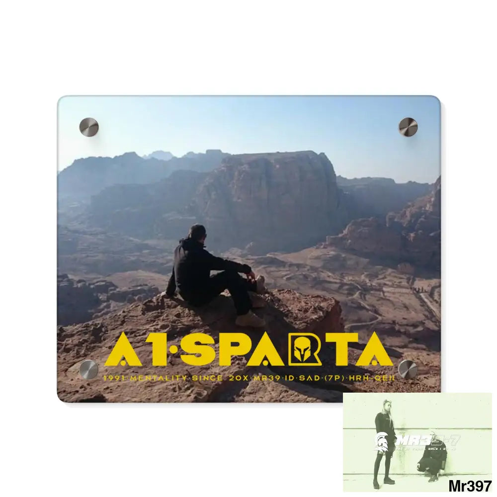 A1-Sparta Jordan Break from Madness 2014 Acrylic Wall Art Panels 10″ x 8″ (Horizontal) / 0.25’’ Home Decor