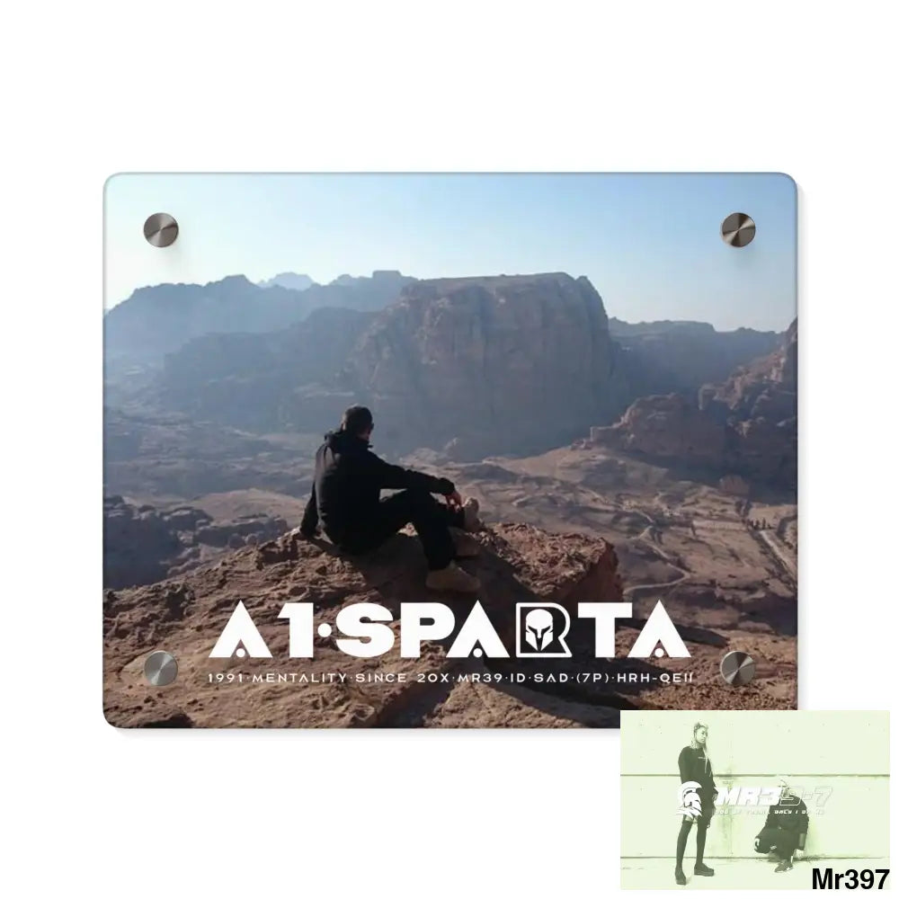 A1-Sparta Jordan Break from Madness 2014 Acrylic Wall Art Panels 10″ x 8″ (Horizontal) / 0.25’’ Home Decor