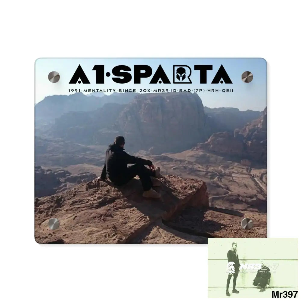 A1-Sparta Jordan Break from Madness 2014 Acrylic Wall Art Panels 10″ x 8″ (Horizontal) / 0.25’’ Home Decor