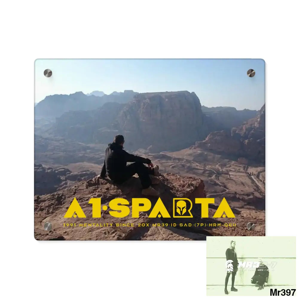 A1-Sparta Jordan Break from Madness 2014 Acrylic Wall Art Panels 14″ x 11″ (Horizontal) / 0.25’’ Home Decor