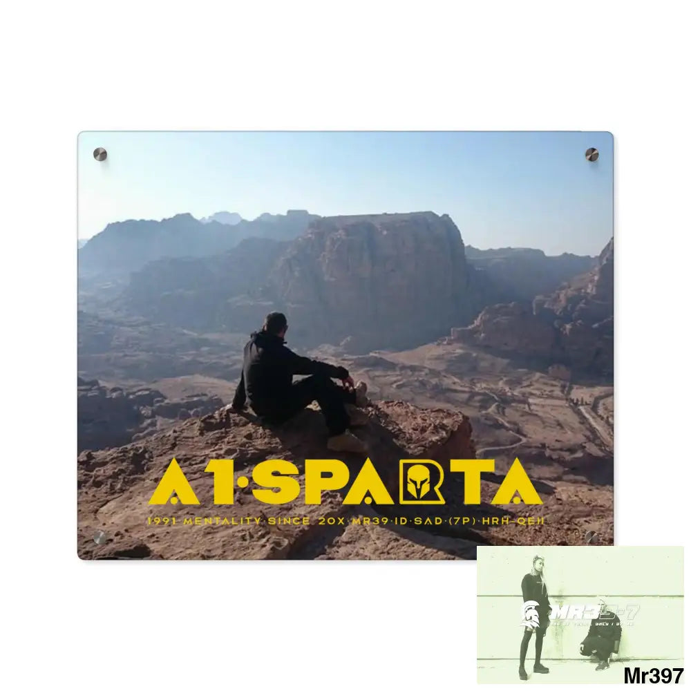 A1-Sparta Jordan Break from Madness 2014 Acrylic Wall Art Panels 20″ x 16″ (Horizontal) / 0.25’’ Home Decor