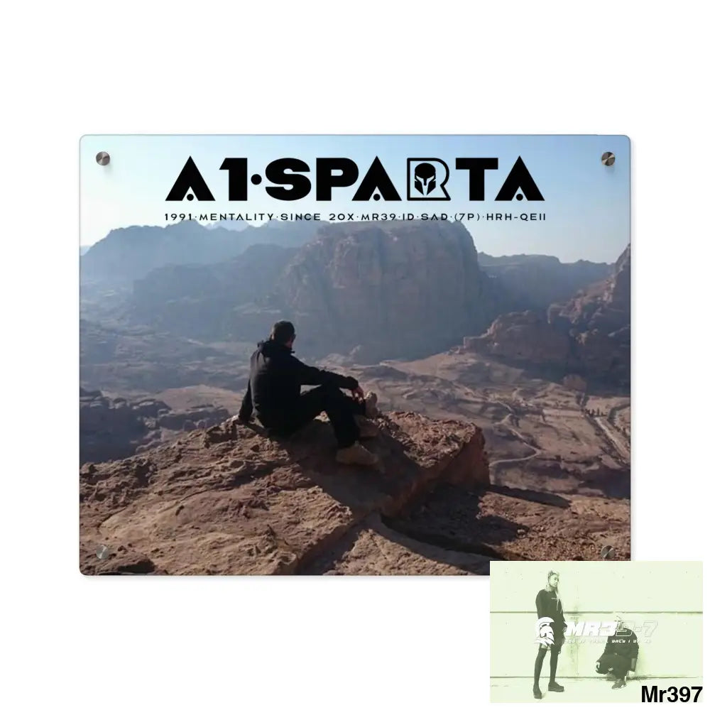 A1-Sparta Jordan Break from Madness 2014 Acrylic Wall Art Panels 20″ x 16″ (Horizontal) / 0.25’’ Home Decor