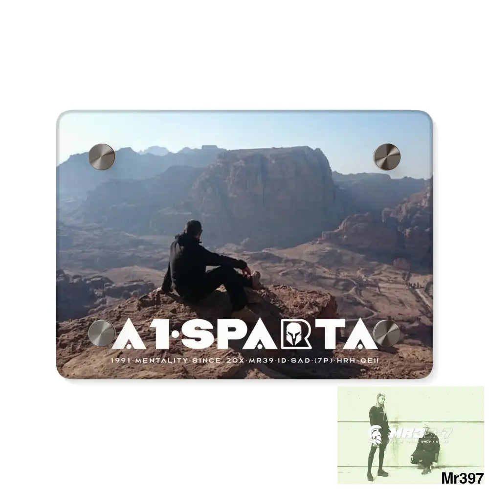 A1-Sparta Jordan Break from Madness 2014 Acrylic Wall Art Panels 7’’ x 5’’ (Horizontal) / 0.25’’ Home Decor