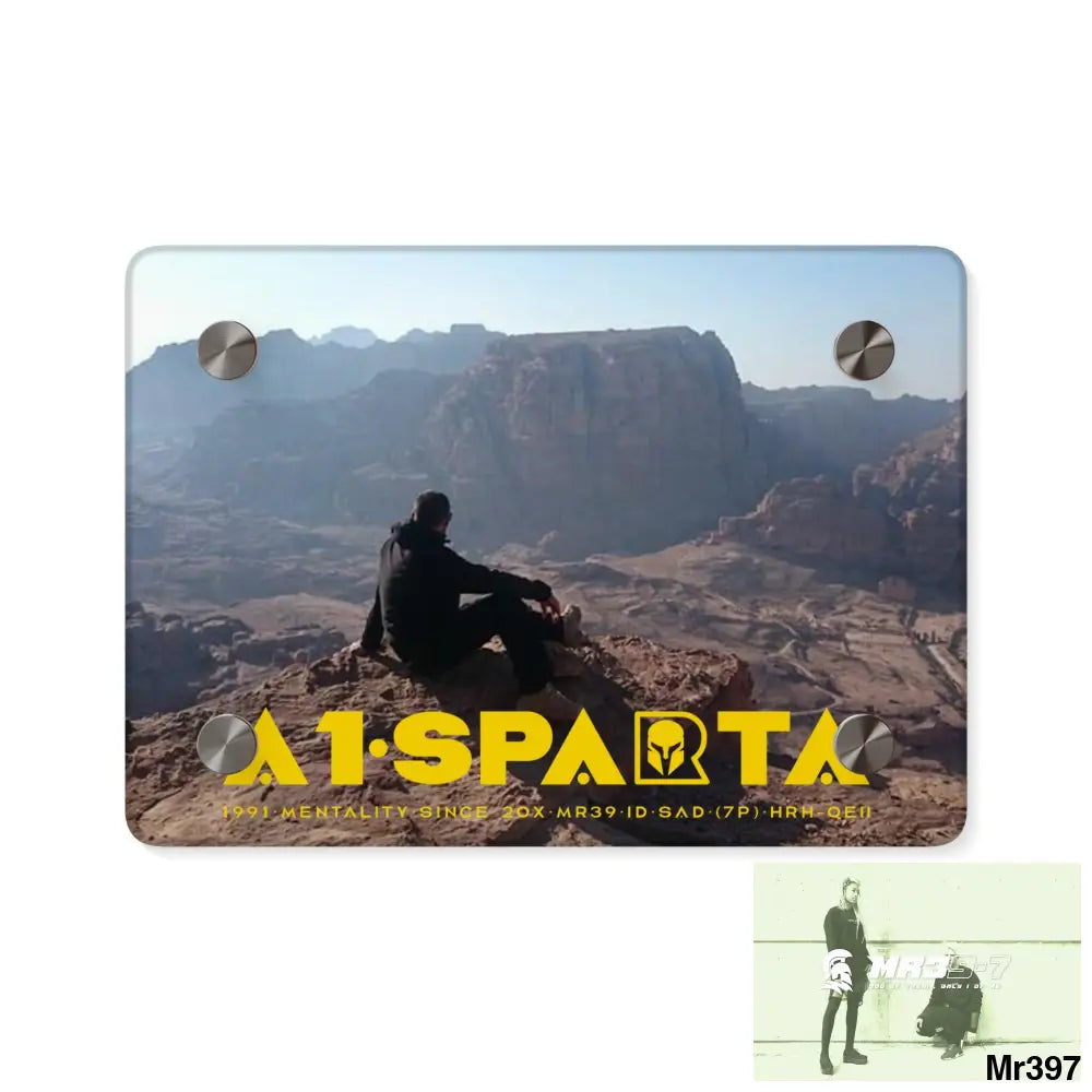 A1-Sparta Jordan Break from Madness 2014 Acrylic Wall Art Panels 7’’ x 5’’ (Horizontal) / 0.25’’ Home Decor