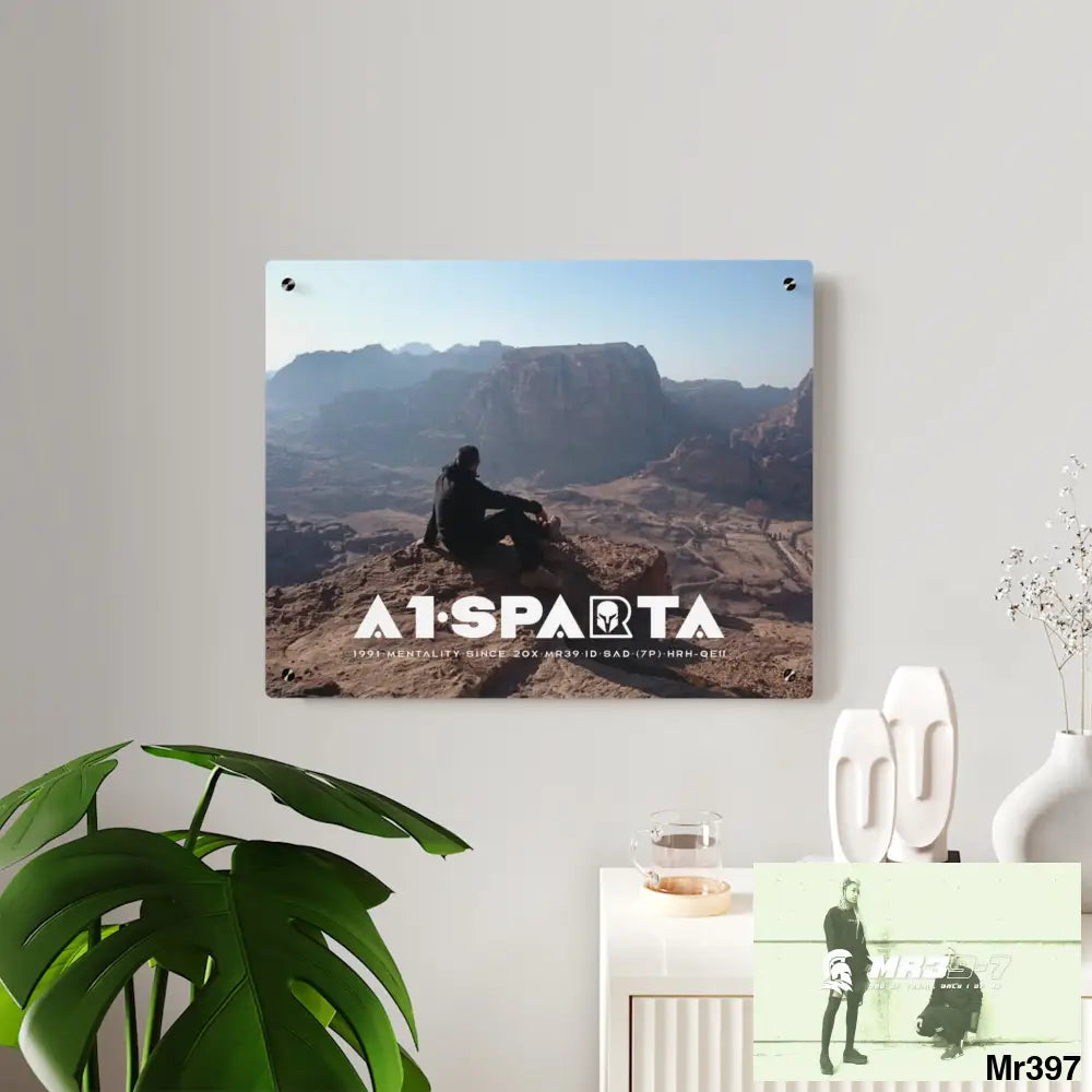 A1-Sparta Jordan Break from Madness 2014 Acrylic Wall Art Panels Home Decor