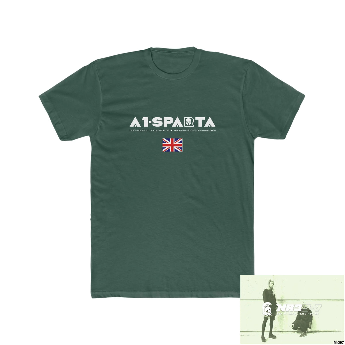 A1-Sparta Kenya 2015 Men’s Cotton Crew Tee Solid Forest Green / S T-Shirt