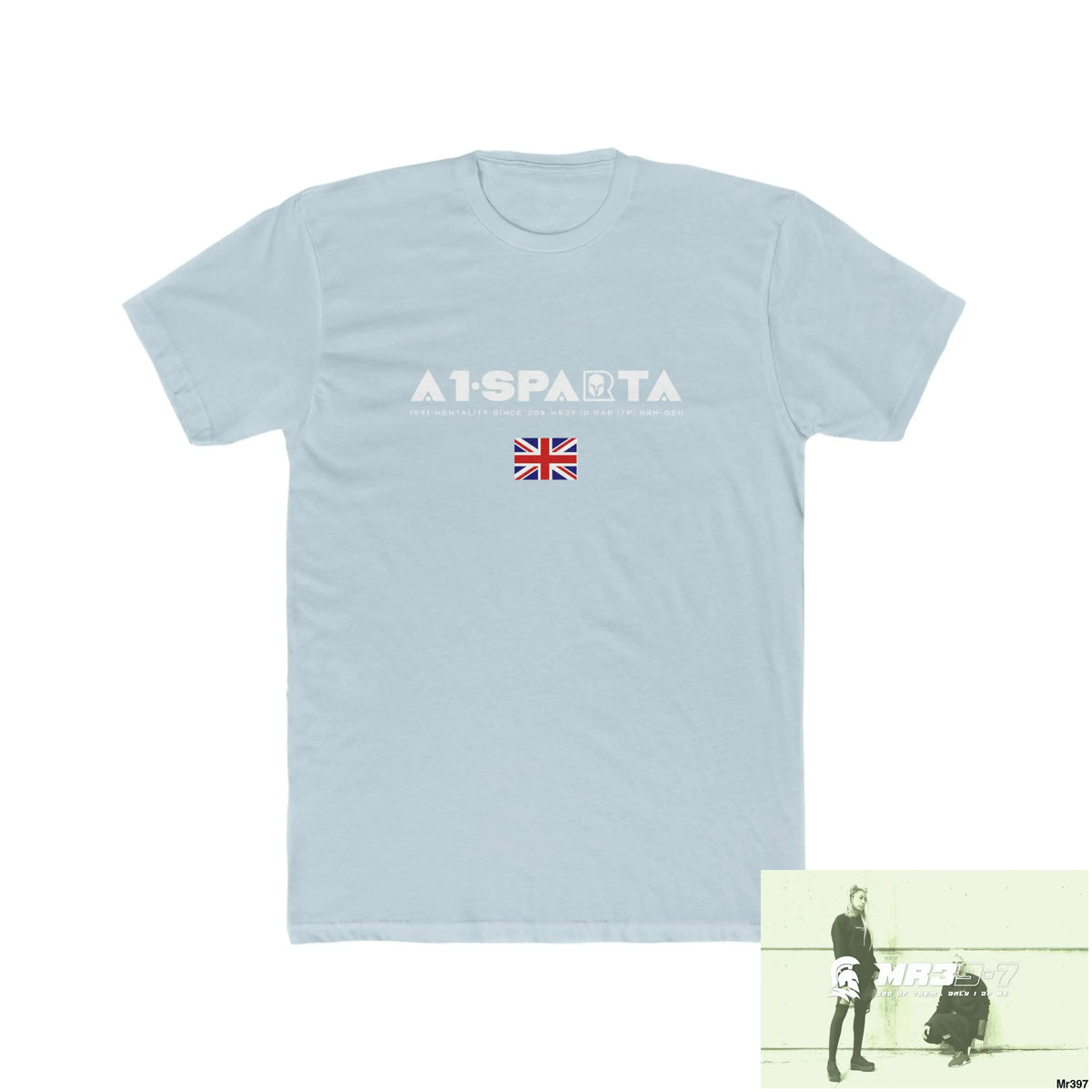 A1-Sparta Kenya 2015 Men’s Cotton Crew Tee Solid Light Blue / S T-Shirt